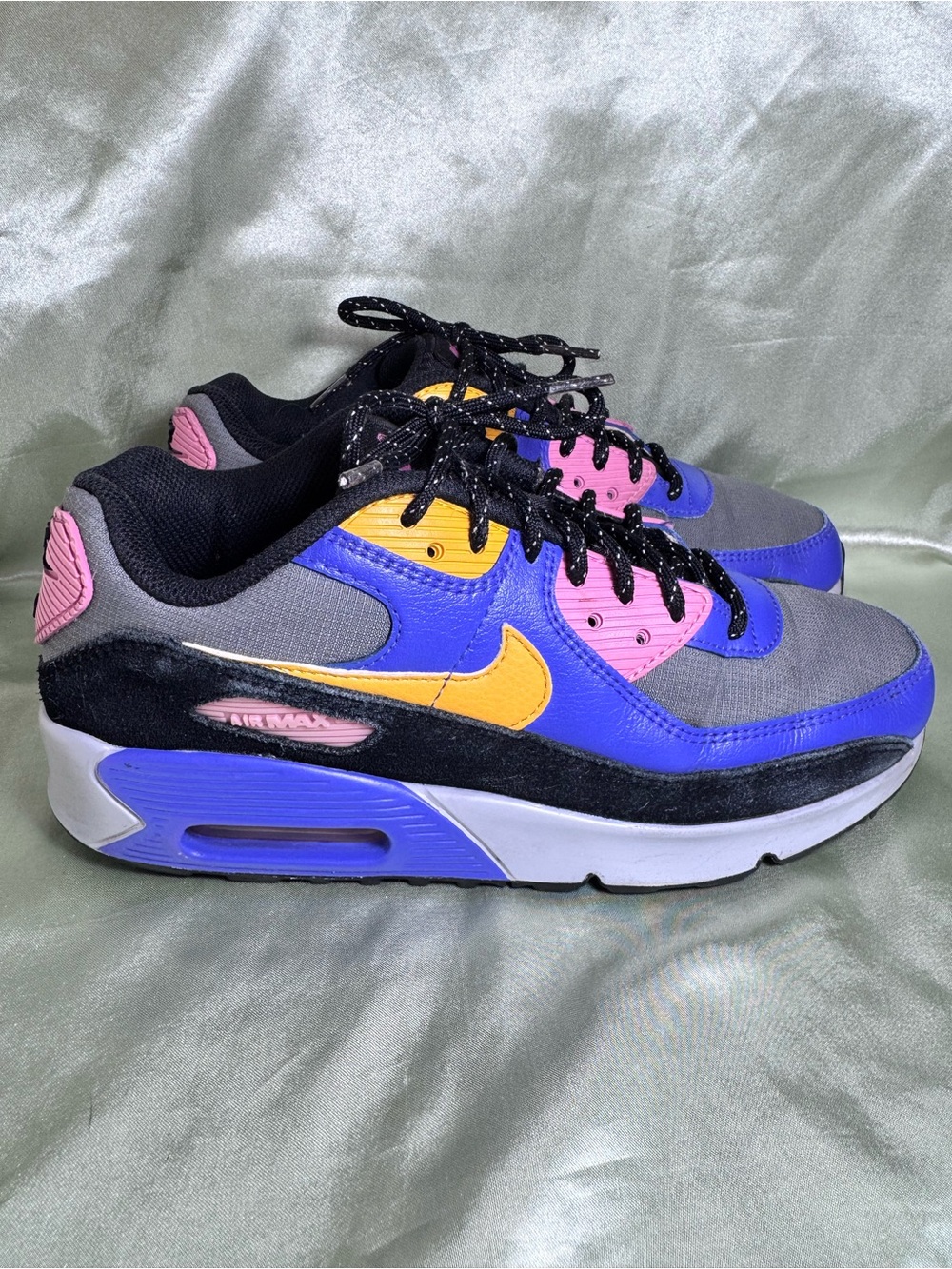 Nike Air Max Colorblock Sneakers Persian Violet/Pollen Rise Women’s size 7.5/ 6Y